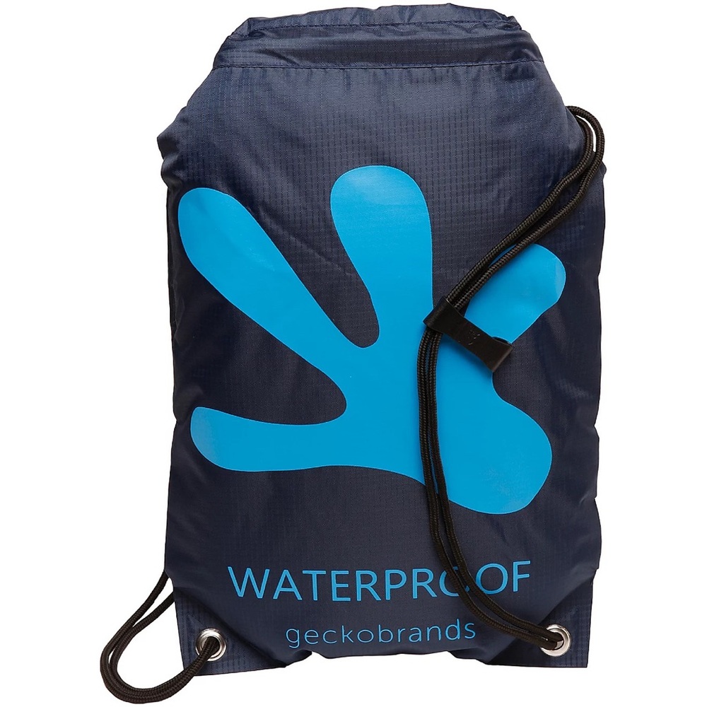 Geckobrands Waterproof Polyester Drawstring Backpack